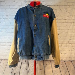 Mens Three River Large Frito Lay Denim Jacket